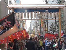 神農祭の様子