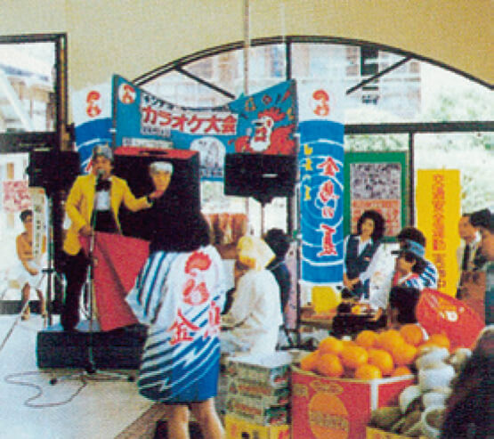 店頭でのキャンペーン活動の様子（大日本除蟲菊）