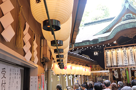 神社内の風景