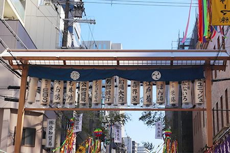 神農祭の風景