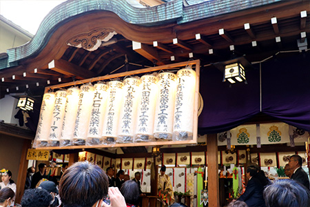 神社内の風景